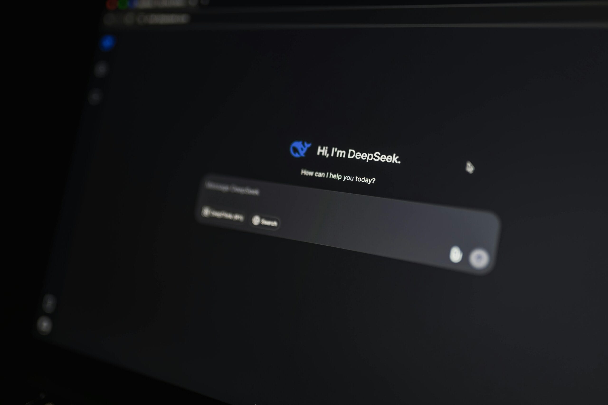 DeepSeek Website Image for AI/LLMs & Prompt Engineering